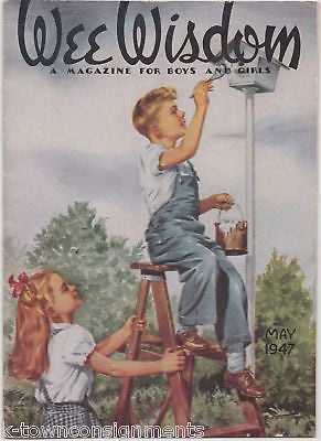 GRAPHIC ART VINTAGE ART DECO STYLE KIDS MAGAZINE 1947 - K-townConsignments