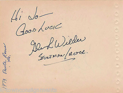 KAREN WHEELER & GLEM WILDER COUNTRY MUSIC SINGERS VINTAGE AUTOGRAPH SIGNATURES - K-townConsignments