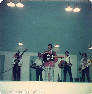JOHNNY DOLLAR COUNTRY MUSIC SINGER ORIGINAL FAN CONCERT SNAPSHOT PHOTOS LOT - K-townConsignments