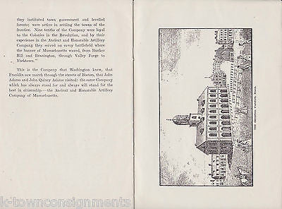 CRADLE OF LIBERTY FANEUIL HALL ANTIQUE HISTORY BOOK 1930s BOSTON MASSACHUSETTS - K-townConsignments