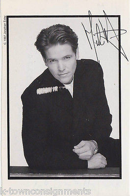 MICHAEL DAMIAN YOUNG & RESTLESS TV ACTOR AUTOGRAPH SIGNED PROMO PHOTO CARD - K-townConsignments