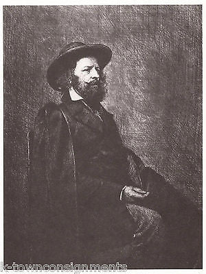 Alfred Tennyson English Poet Vintage Portrait Gallery Poster Photo Print - K-townConsignments