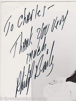 PHILIP BAILEY EARTH WIND & FIRE BAND VINTAGE AUTOGRAPH SIGNED STUDIO PHOTO - K-townConsignments