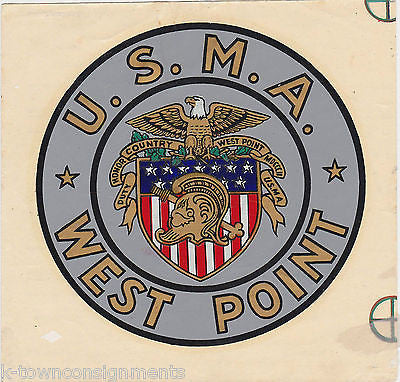 WEST POINT UNITED STATES MILITARY ACADEMY VINTAGE PENNANT & DECAL INSIGNIA - K-townConsignments