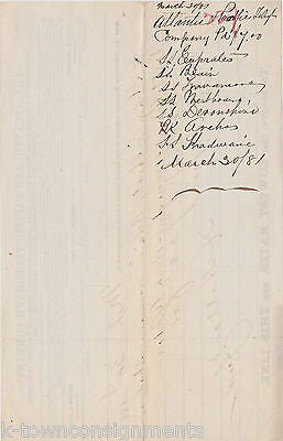 ATLANTIC & PACIFIC TELEGRAPH COMPANY 1880s ANTIQUE AD DOCUMENT - K-townConsignments