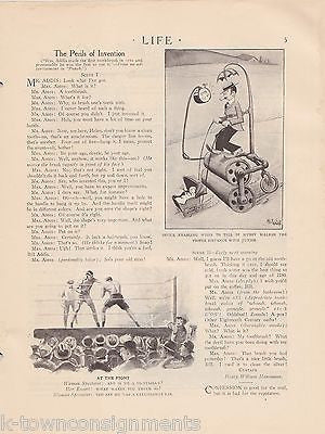 MOONLIT YOUNG LOVERS DAVIS COVER ART GRAPHIC ILLUSTRATED LIFE MAGAZINE 1925 - K-townConsignments