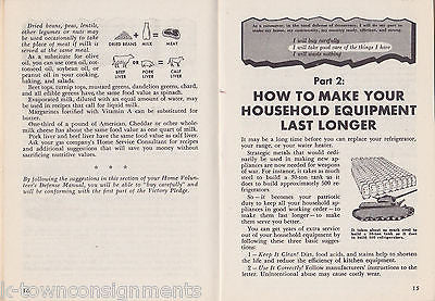 VOLUNTEER DEFENSE MANUAL VINTAGE WWII HOMEFRONT ILLUSTRATED BOOK - K-townConsignments