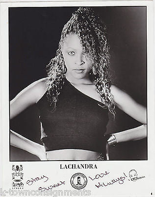 LACHANDRA JUMP STREET R&B MUSIC VINTAGE AUTOGRAPH SIGNED STUDIO PROMO PHOTO - K-townConsignments