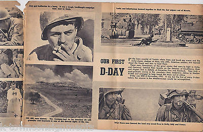 MISSION ACCOMPLISHED AFRICA SICILY ITALY WWII MILITARY SOLDIERS PHOTO BOOKLET - K-townConsignments
