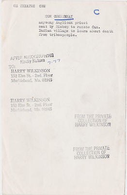 TOM COURTENAY DR. ZHIVAGO ACTOR AUTOGRAPH SIGNED PHOTO - K-townConsignments