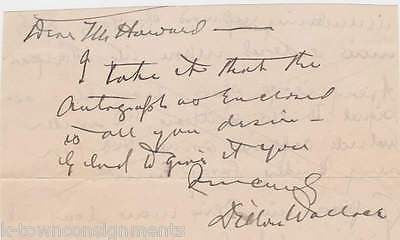 DILLON WALLACE EARLY AMERICAN AUTHOR & LAWYER VINTAGE AUTOGRAPH SIGNED CLIPPING - K-townConsignments