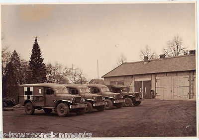 WWII BERLIN RED CROSS MILITARY MEDICAL 279th STATION HOSPITAL & STAFF PHOTOS - K-townConsignments