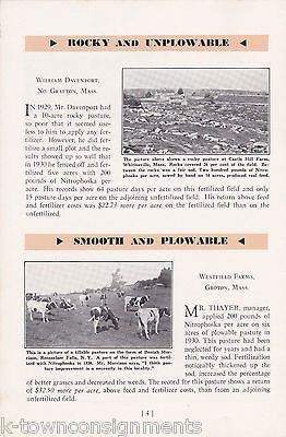 CHEAPER FEED FROM BETTER PASTURES CALCIUM NITRATE VINTAGE SYNTHETIC FARMING BOOK - K-townConsignments