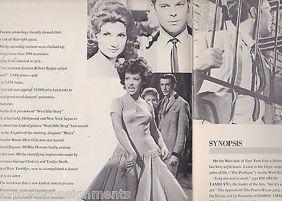WEST SIDE STORY NATALIE WOOD VINTAGE THEATRE SOUVENIR PHOTO PROGRAM - K-townConsignments