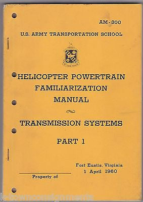 HELICOPTER SPECS & DIAGRAMS VINTAGE US ARMY MILITARY BOOK FORT EUSTIS VIRGINIA - K-townConsignments