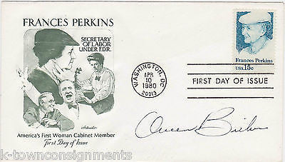 OWEN BIEBER UNITED AUTO WORKERS UNION AUTOGRAPH SIGNED 1st DAY MAIL COVER - K-townConsignments