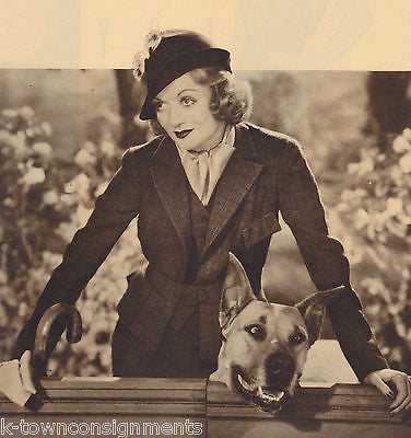 MYRNA LOY CONSTANCE BENNETT MOVIE ACTRESSES VINTAGE PROMO PHOTO PRINT 1935 - K-townConsignments
