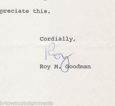ROY GOOD MAN NEW YORK CITY EX-LAX COMPANY VINTAGE AUTOGRAPH SIGNED STATIONERY - K-townConsignments