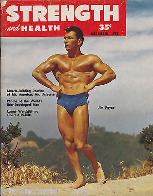 STRENGTH & HEALTH JIM PAYNE VINTAGE BODY BUILDING GAY INTEREST MAGAZINE 1953 - K-townConsignments