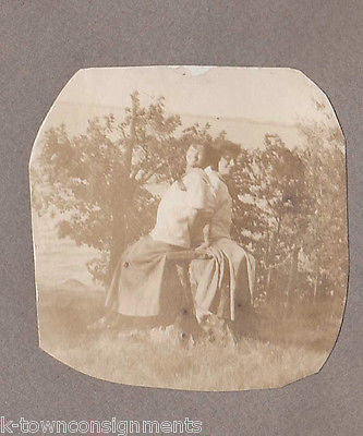 BOYS & GIRLS SWIMMING WITHOUT SUITS ANTIQUE SNAPSHOT PHOTOS 1914 - K-townConsignments