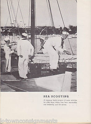 SCOUTING YESTERDAY TODAY TOMORROW AMERICA'S FUTURE VINTAGE 1930s BOY SCOUT BOOK - K-townConsignments