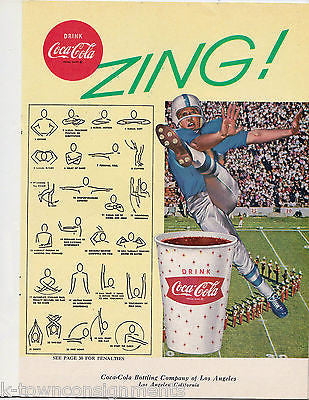 MINNESTOA VS. ULCA VINTAGE NCAA COLLEGE ROSE BOWL FOOTBALL GAME PROGRAM & TICKET - K-townConsignments