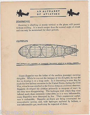 WRIGHT BROS BIPLANE & TRIMOTOR MONOPLANE ANTIQUE AVIATION GRAPHIC ART PRINT 1928 - K-townConsignments