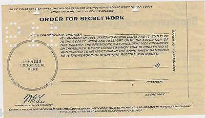 BROTHERHOOD OF RAILROAD TRAINMEN ANTIQUE WORKING CARD & PAYMENT RECEIPT 1920-30 - K-townConsignments