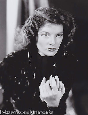 KATHARINE HEPBURN HOLLYWOOD MOVIE ACTRESS VINTAGE WRINGING HANDS STUDIO PHOTO - K-townConsignments