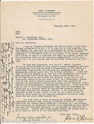 JOHN E. ROESER ATTORNEY AND COUNSELLOR AT LAW STATIONERY 1900S - K-townConsignments