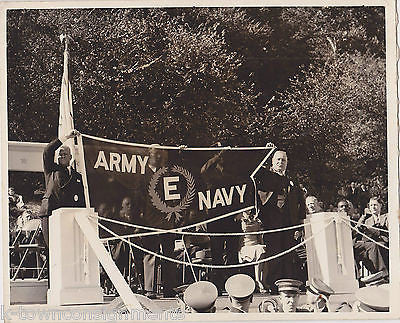 ARMY NAVY FLAG PARADE HONORING A POLICEMEN VINTAGE MILITARY FILE PHOTOGRAPHS - K-townConsignments