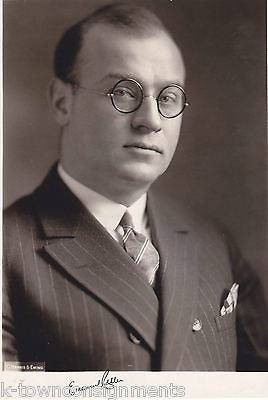 EMANUEL CELLER NEW YORK POLITICIAN VINTAGE AUTOGRAPH SIGNED HARRIS & EWING PHOTO - K-townConsignments