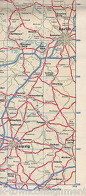 WEST GERMANY VINTAGE GRAPHIC ADVERTISING TRAVEL FOLD-OUT MAP - K-townConsignments