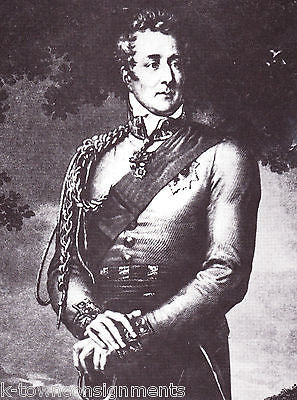 The Duke of Wellington British Field Marshal & Statesman Vintage Portrait Print - K-townConsignments