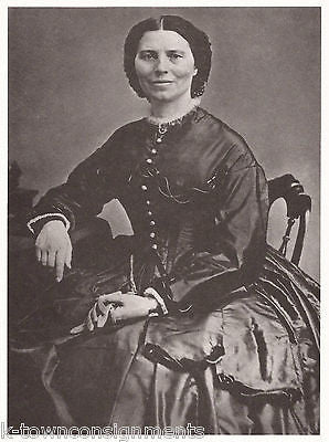 Clara Barton Red Cross Founder Vintage Portrait Gallery Poster Photo Print - K-townConsignments
