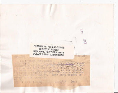 DAVID LILENTHAL PRESS PHOTO ATOMIC ENERGY COMMISSION - K-townConsignments