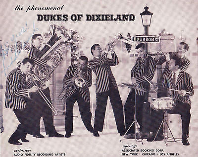 FREDDIE ASSUNTO DUKES DIXIELAND AUTOGRAPH SIGNED PHOTO - K-townConsignments