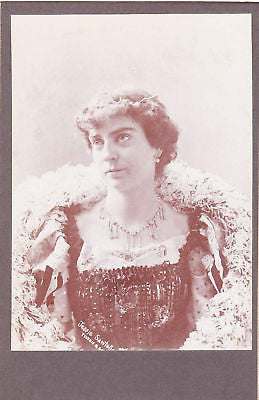 EARLY AFFLUENT WOMAN FINE DRESS JEWELRY ANTIQUE PHOTO - K-townConsignments