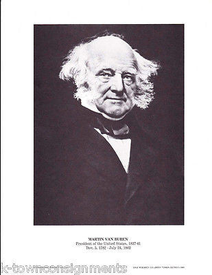 MARTIN VAN BUREN United States America President Vintage Political Photo Print - K-townConsignments