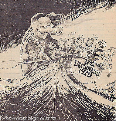 REGGIE HOLIDAY MIAMI HERALD ARTIST AUTOGRAPH SIGNED POLITICAL CARTOON DRAWING - K-townConsignments