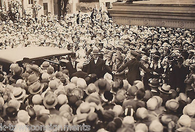 1920s Calvin Coolidge Vintage Crowded Street Vintage Campaign News Press Photo - K-townConsignments
