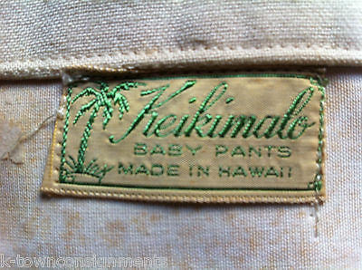 WWII HAWAII KEIKIMALO BABY PANTS VINTAGE GIRLS SWIMSUIT BIKINI BOTTOMS - K-townConsignments