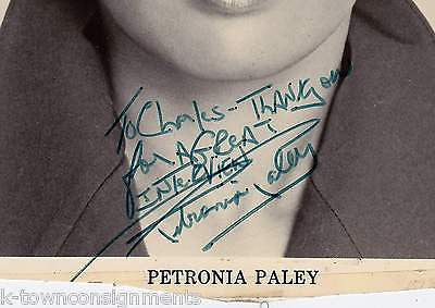 PETRONIA PALEY ACTRESS VINTAGE AUTOGRAPH SIGNED PROMO PHOTO - K-townConsignments