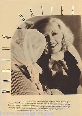 MARION DAVIES & ELISSA LANDI MOVIE ACTRESSES VINTAGE PROMO PHOTO PRINT 1935 - K-townConsignments