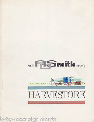 AOSMITH HARVESTONE FARMING SILOS VINTAGE GRAPHIC ADVERTISING SALES BROCHURE - K-townConsignments