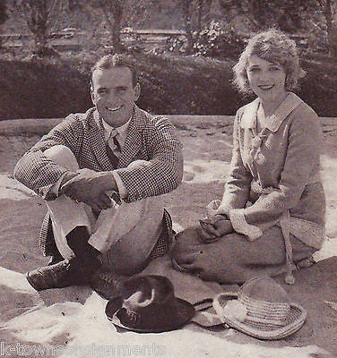 DOUGLAS FAIRBANKS & MARY PICKFORD EARLY MOVIE ACTORS VINTAGE 1920s PHOTO PRINT - K-townConsignments