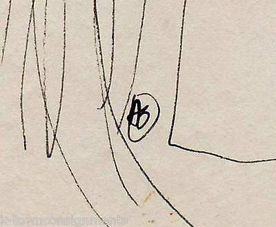 HAL GEORGE THEATRE COSTUME DESIGNER VINTAGE AUTOGRAPH SIGNED ORIGINAL SKETCHES - K-townConsignments