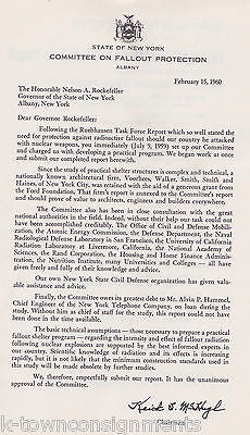 SURVIVAL IN A NUCLEAR ATTACK GRAPHIC PLAN FOR RADIOACTIVE FALLOUT BY ROCKEFELLER - K-townConsignments