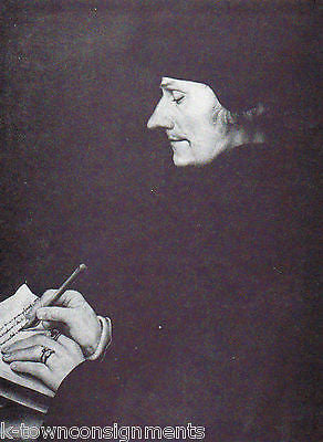 Desiderius Erasmus Dutch Theologian Vintage Portrait Gallery Poster Print - K-townConsignments