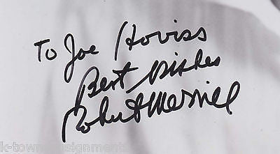 ROBERT MERRILL OPERA SINGER AUTOGRAPH SIGNED 8x10 PHOTO - K-townConsignments